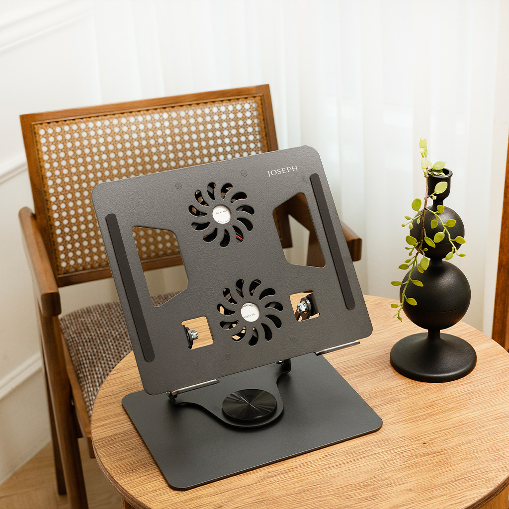 Joseph 360 dual-fan laptop stand
